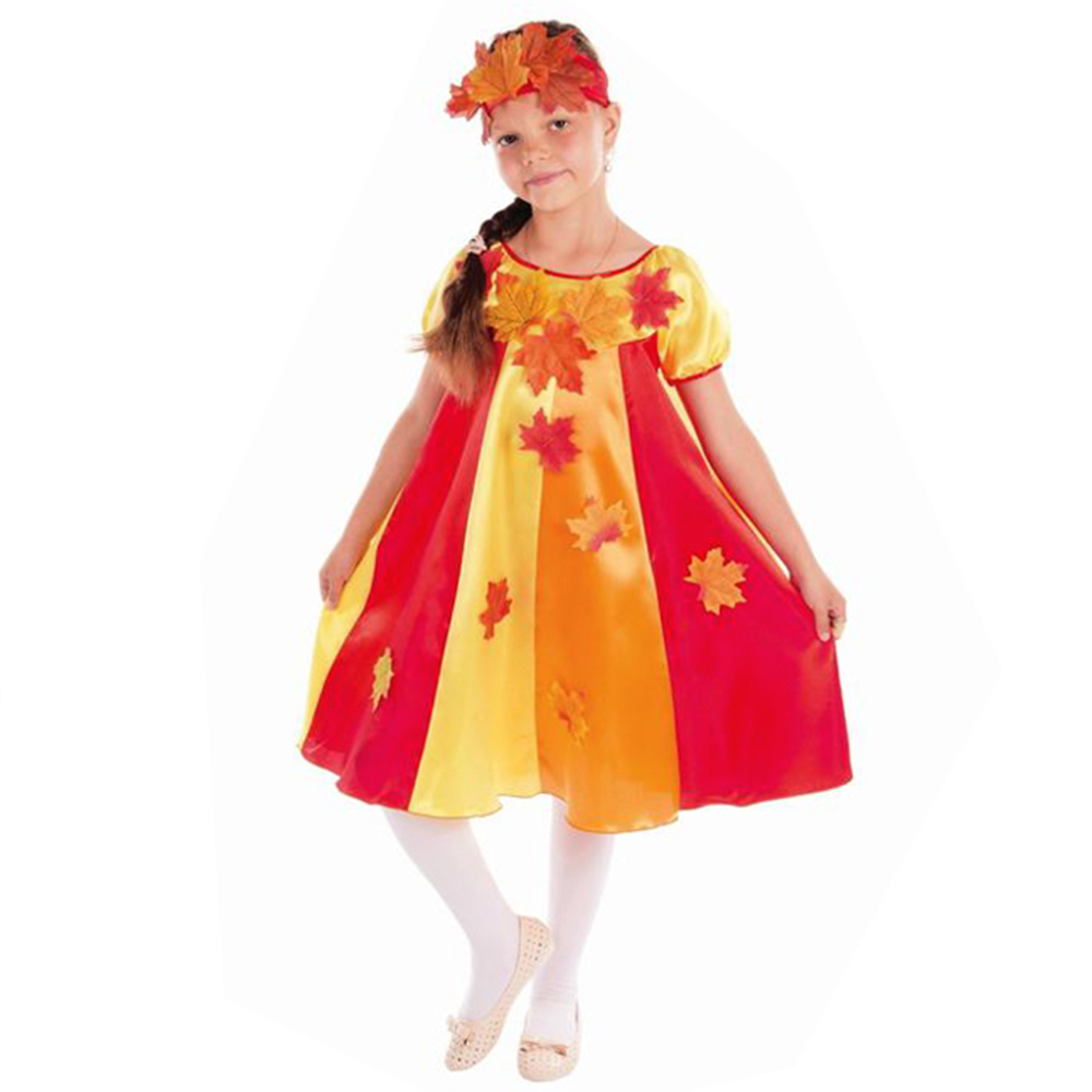 Карнавальный костюм осени для девочки детский